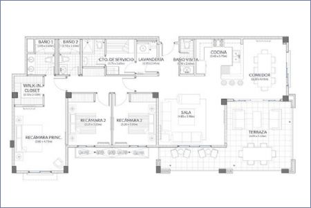 Imagen de apartamento tipo 4 - River Valley
